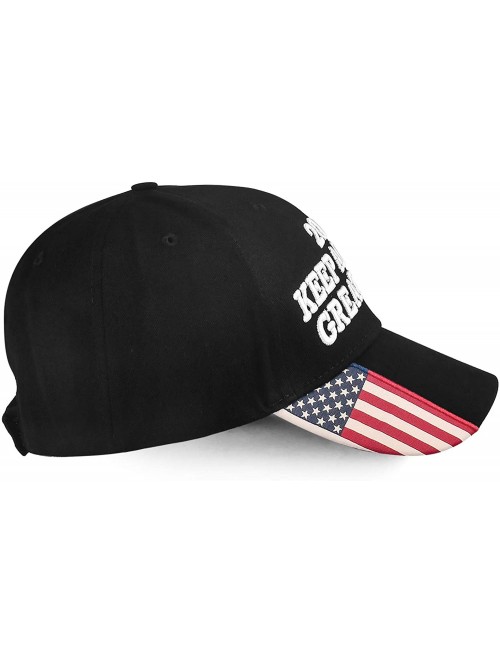 Baseball Caps Donald Trump 2020 Hat Keep America Great Embroidered MAGA USA Adjustable Baseball Cap - G-2-black - C918WA4ACOY...