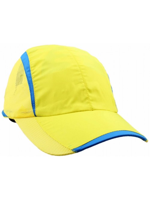 Baseball Caps Baseball Cap Hat-Running Golf Caps Sports Sun Hats Quick Dry Lightweight Ultra Thin - 01-yellow - CW12LON1OW1 $...