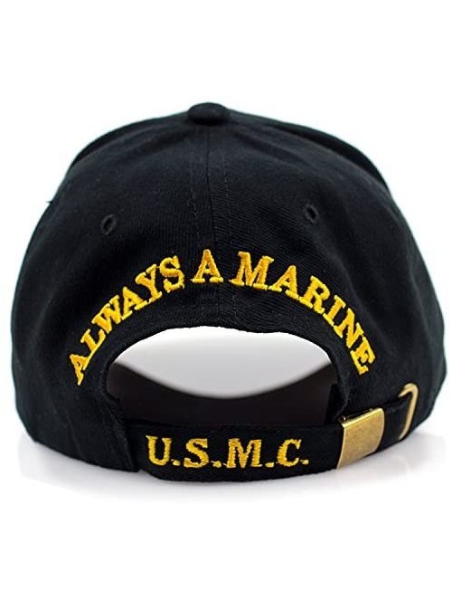 Baseball Caps U.S. Marine Corps A Tradition Since 1775 Semper Fi Hat Black - CN115VNU4G3 $18.45