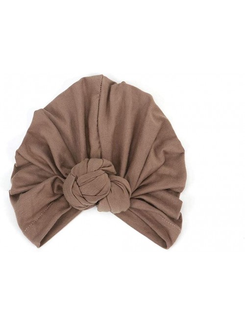 Skullies & Beanies Women's Autumn Winter Knotted Hat Wrap Cap India's Hat Turban Headwear - A-atrovirens/Khaki/Black - CY18SU...