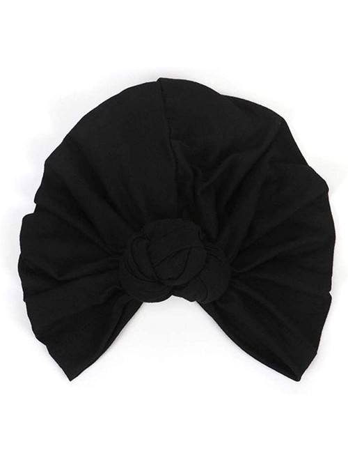 Skullies & Beanies Women's Autumn Winter Knotted Hat Wrap Cap India's Hat Turban Headwear - A-atrovirens/Khaki/Black - CY18SU...