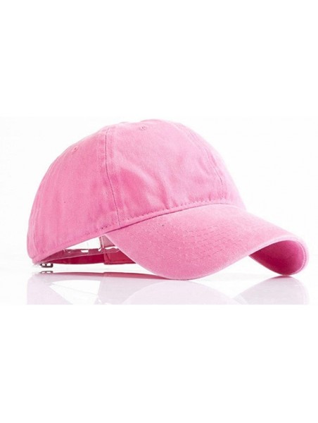 Baseball Caps Custom Embroidered Baseball Hat Personalized Adjustable Cowboy Cap Add Your Text - Pink - C418H46N72K $20.40