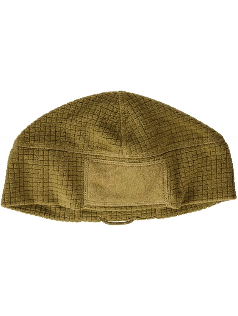 Skullies & Beanies Range Beanie Cap - Grid Fleece - Coyote - CX18G2MD9QM $36.76