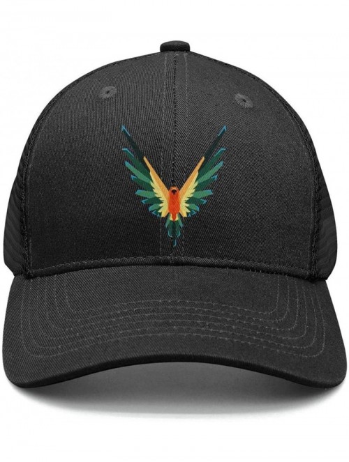 Baseball Caps Maverick Bird Logo Black Cap Hat One Size Snapback - 0logan Sun Conure-30 - CW18LTEXI7R $23.57