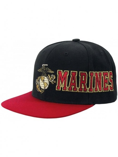 Baseball Caps US Military Branch D-Day Flat Bill Baseball Caps S005 - Marines - CR11JA3CWYB $19.20