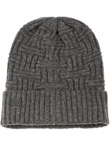 Skullies & Beanies Evony Warm Winter Beanie - Soft Cashmere-Like Feel - Dark Grey – Style 2 - CN180ARI44S $17.90