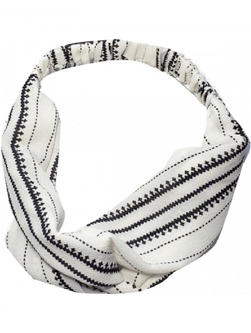 Headbands Womens Twisted Painting Chiffon Elastic Hair Band - 5 - CQ18DRYK00G $21.17