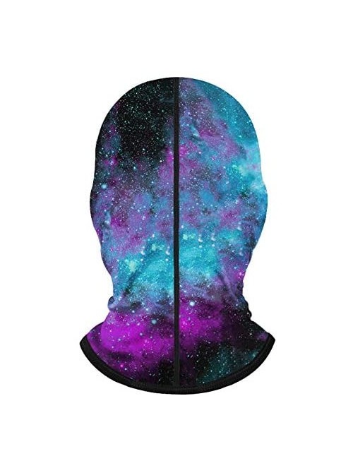 Balaclavas Balaclava Face Mask UV Protection Ski Sun Hood Tactical Masks - Galaxy Red Blue 009 - CH197ANNX63 $20.60