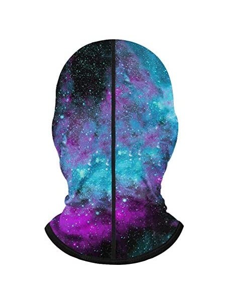 Balaclavas Balaclava Face Mask UV Protection Ski Sun Hood Tactical Masks - Galaxy Red Blue 009 - CH197ANNX63 $20.60