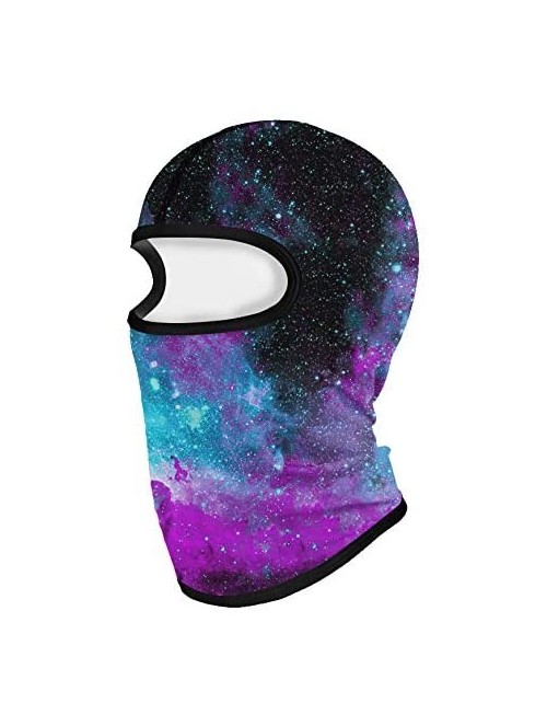 Balaclavas Balaclava Face Mask UV Protection Ski Sun Hood Tactical Masks - Galaxy Red Blue 009 - CH197ANNX63 $20.60