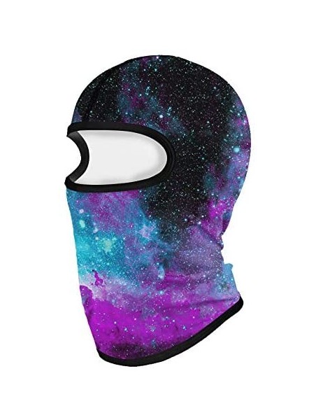 Balaclavas Balaclava Face Mask UV Protection Ski Sun Hood Tactical Masks - Galaxy Red Blue 009 - CH197ANNX63 $20.60