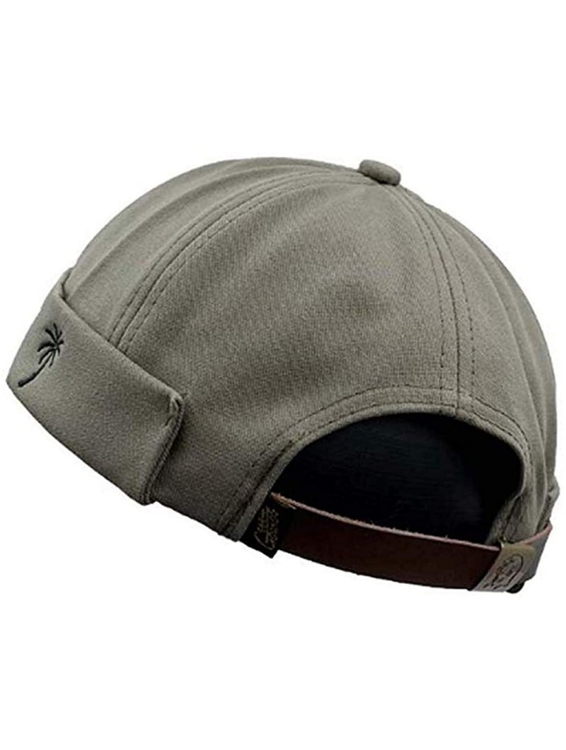 Skullies & Beanies Croogo Brimless Visor Less Adjustable Baseball - Light Green - C818S8MKADT $19.47