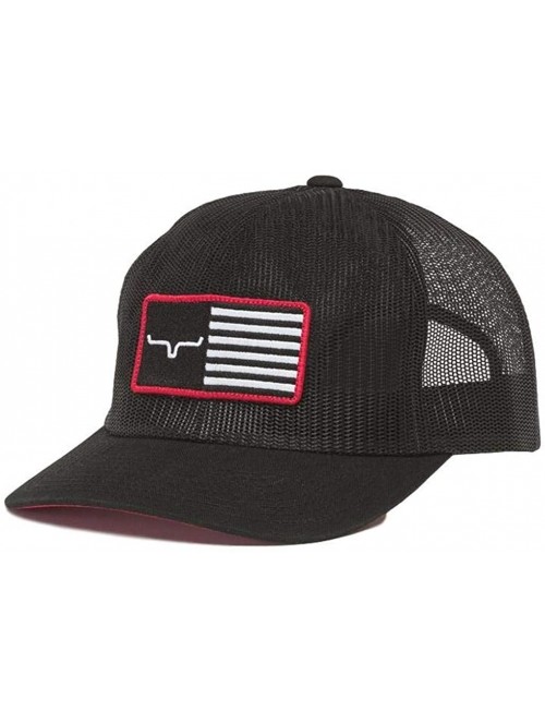 Baseball Caps Mens Kimes Ranch Airstream All Mesh Cap OS Black - CA18UUL8EO8 $35.00