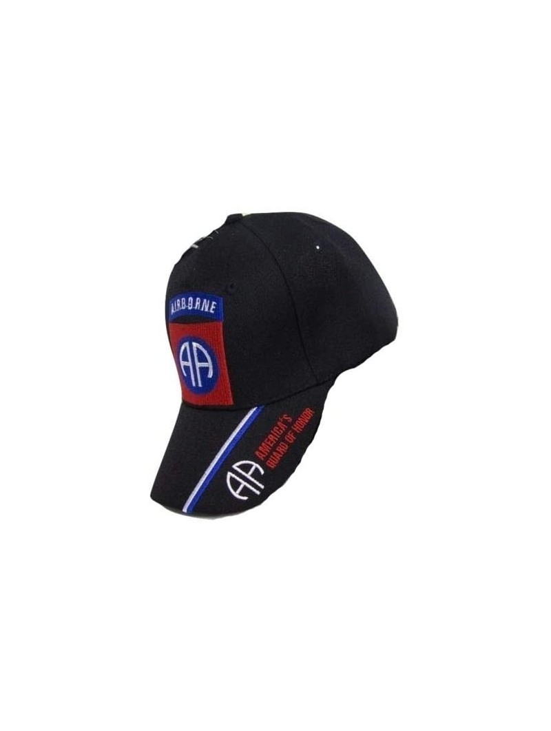 Skullies & Beanies U.S. Army 82nd Airborne Guard of Honor Embroidered Black Baseball Cap Hat - CY12N6J49OE $13.23