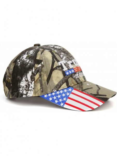 Skullies & Beanies America Adjustable Baseball Campaign Embroidered - Camo 2pack - CB195Q8LNHK $15.40