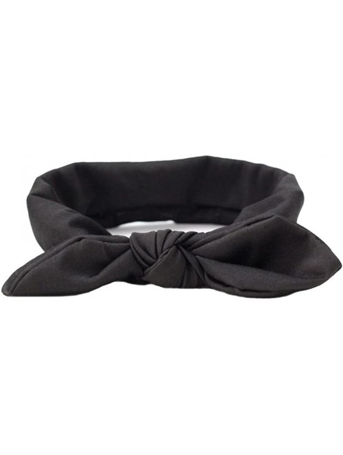 Headbands 50's Costume Accessories Set Dot Scarf Cat Eye Glasses with Headband - Black - CV18H47S472 $13.03