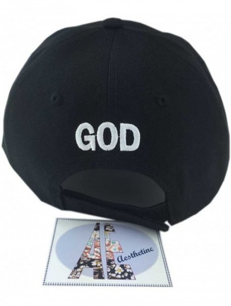 Baseball Caps Christian with God All Things are Possible Cap Hat - Black - C612JBZFU4H $15.98