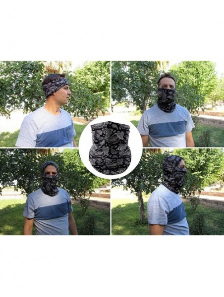 Balaclavas Neck Gaiter-Multifunctional Bandana Headwear Headband Face Scarf for Dust-Outdoors-Festivals-Sports - CP198A9QRT8 ...