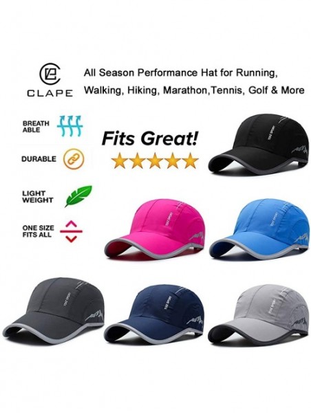 Baseball Caps Outdoor Sun Visor Hats Lightweight Waterproof Breathable Sports Hat UPF50+ Ultra Thin Cooling Baseball Hats - C...