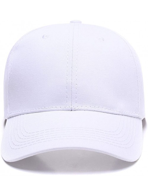 Baseball Caps Custom Embroidered Baseball Hat Personalized Adjustable Cowboy Cap Add Your Text - White - CN18H47IIWO $17.94