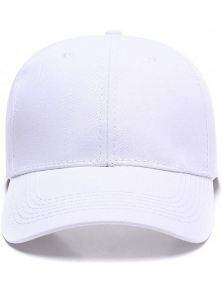 Baseball Caps Custom Embroidered Baseball Hat Personalized Adjustable Cowboy Cap Add Your Text - White - CN18H47IIWO $17.94