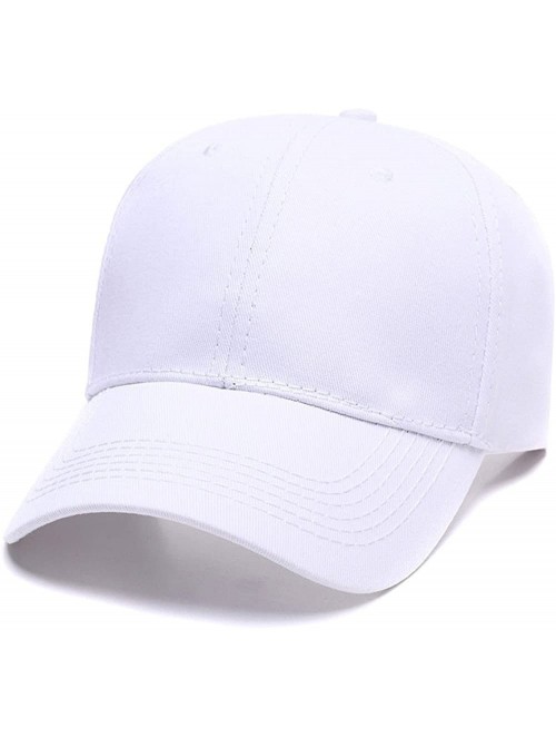 Baseball Caps Custom Embroidered Baseball Hat Personalized Adjustable Cowboy Cap Add Your Text - White - CN18H47IIWO $17.94