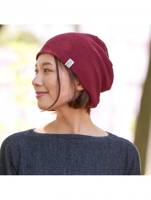 Skullies & Beanies Casualbox - Mesh Summer Beanie Light Cooling Breathing Hat Crochet Knit Fashion - Black - C417YWUMY3Q $31.80