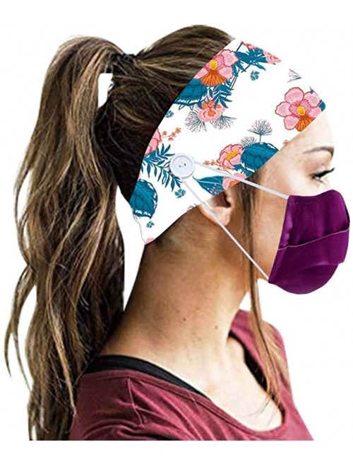 Headbands Elastic Headbands Workout Running Accessories - B-2 - C4198482UWC $12.07