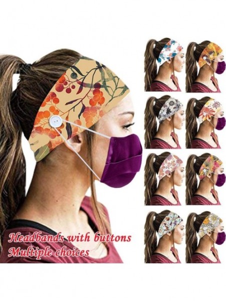 Headbands Elastic Headbands Workout Running Accessories - B-2 - C4198482UWC $12.07