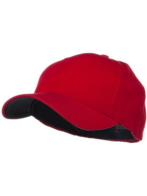 Baseball Caps Low Profile Washed Flex Cap - Red - CB18GZ27YTO $29.27