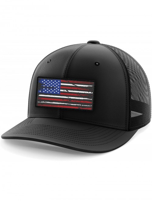 Baseball Caps American Flag Flexfit Hat - Us Flag - CL180UYK6DD $32.75