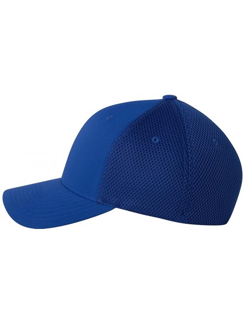Baseball Caps Ultrafibre Airmesh Fitted Cap - Royal Blue - CN11DU5G2AP $29.32