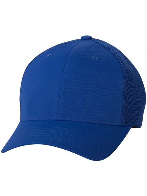 Baseball Caps Ultrafibre Airmesh Fitted Cap - Royal Blue - CN11DU5G2AP $29.32