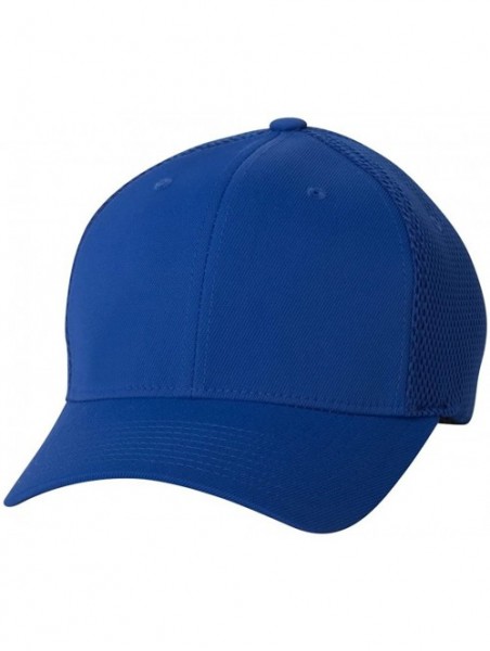 Baseball Caps Ultrafibre Airmesh Fitted Cap - Royal Blue - CN11DU5G2AP $29.32