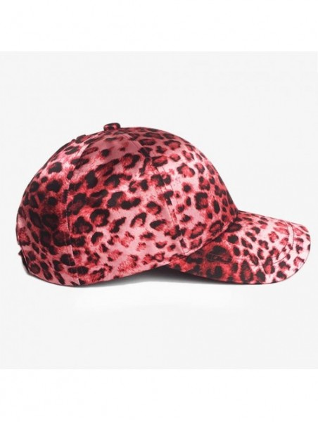 Baseball Caps Womens Girls Leopard Print Baseball Trucker Sport Golf Ponytail Pony Sun Hat Cap - Bwhong - CY18G0S0MSU $17.30