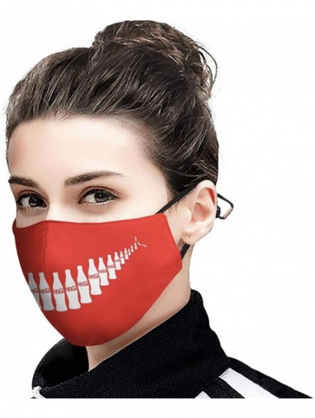 Balaclavas Women Men Face Cover Cover Muffle Anti Dust Mouth with Adjustable Earloop Face-Mask - This Fake Coca-cola - C5197X...