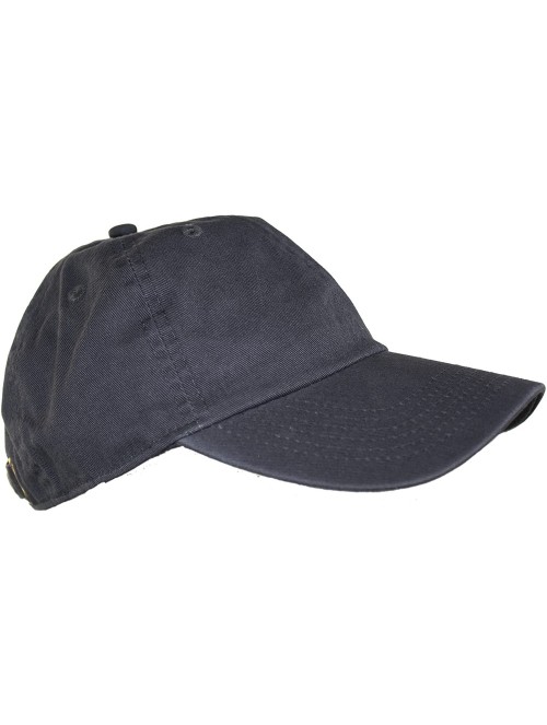 Baseball Caps Oceanside Solid Color Adjustable Baseball Cap - Charcoal Gray - CK1219NZCL5 $11.76