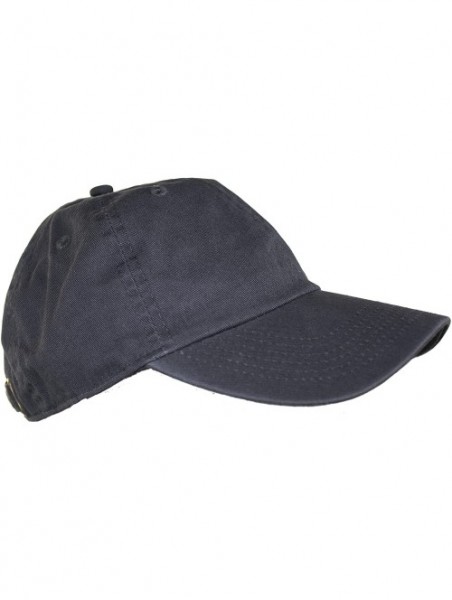 Baseball Caps Oceanside Solid Color Adjustable Baseball Cap - Charcoal Gray - CK1219NZCL5 $11.76