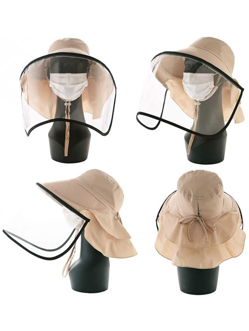 Sun Hats Packable Cotton Gardening Sun Hat for Women SPF Protection Neck Shade Chin Strap 56-58cm - 69085khaki - CM18SR79H5M ...