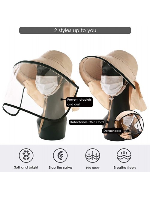 Sun Hats Packable Cotton Gardening Sun Hat for Women SPF Protection Neck Shade Chin Strap 56-58cm - 69085khaki - CM18SR79H5M ...