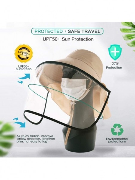 Sun Hats Packable Cotton Gardening Sun Hat for Women SPF Protection Neck Shade Chin Strap 56-58cm - 69085khaki - CM18SR79H5M ...