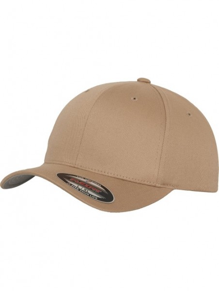 Baseball Caps Men's Wooly Combed - Khaki - CL11IMXQXTB $16.46