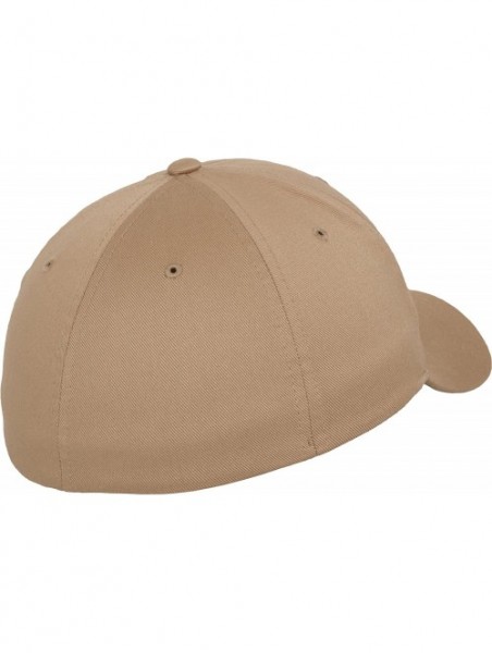 Baseball Caps Men's Wooly Combed - Khaki - CL11IMXQXTB $16.46