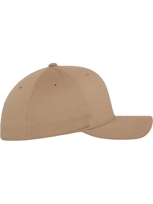 Baseball Caps Men's Wooly Combed - Khaki - CL11IMXQXTB $16.46