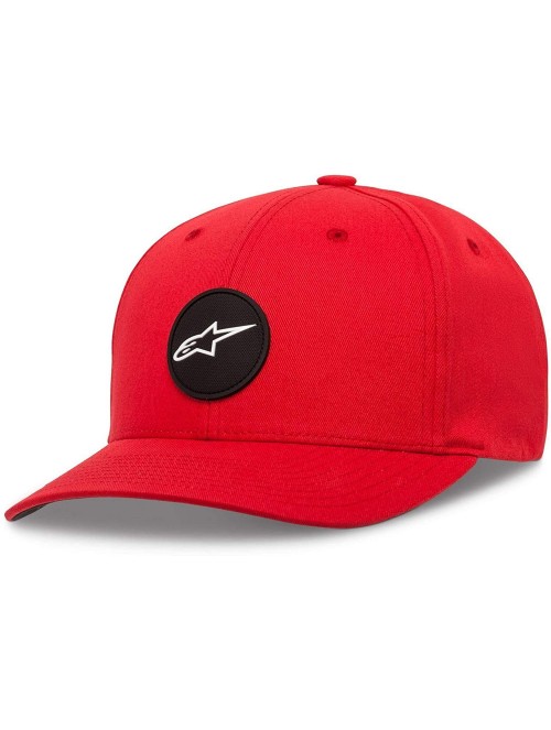 Baseball Caps Men's Logo Flexfit Hat Curved Bill Structured Crown - Red - CI18H3O868I $36.13