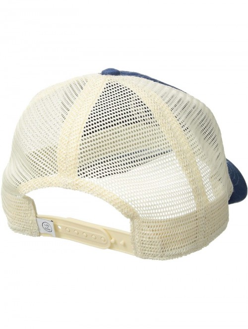 Baseball Caps Unisex-Adult Soft Mesh Back Cap - Palm Vintage Blue - CW188TS8G2D $18.09