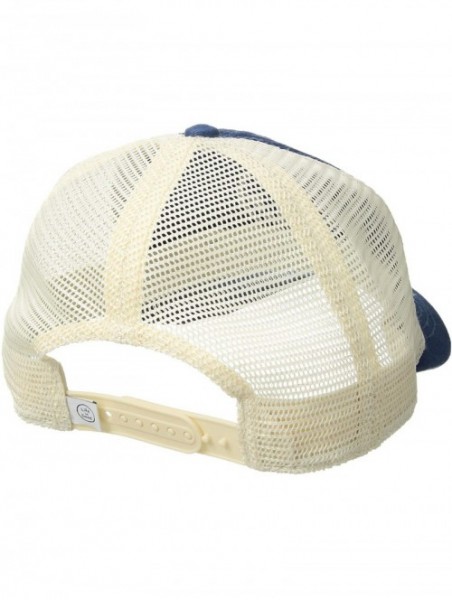 Baseball Caps Unisex-Adult Soft Mesh Back Cap - Palm Vintage Blue - CW188TS8G2D $18.09