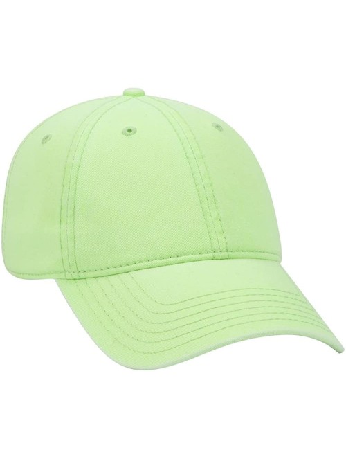 Sun Hats 6 Panel Low Profile Garment Washed Superior Cotton Twill - N. Green - CV180D2Z9SU $11.91