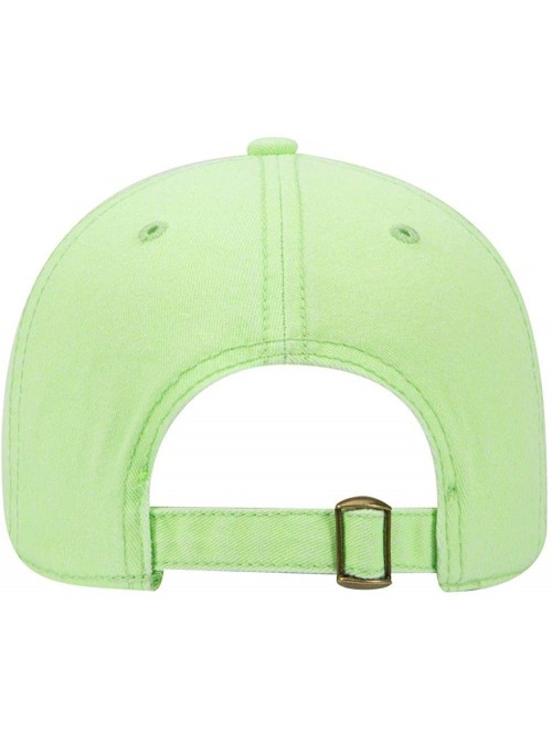 Sun Hats 6 Panel Low Profile Garment Washed Superior Cotton Twill - N. Green - CV180D2Z9SU $11.91