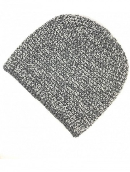 Skullies & Beanies Mountaineer Alpaca Beanie Knit Hat - Light Gray/ Medium Gray - C9186WOOU2C $68.96